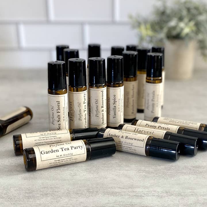 Roll On Perfume Oils for wholesale by Harvest Soap Company