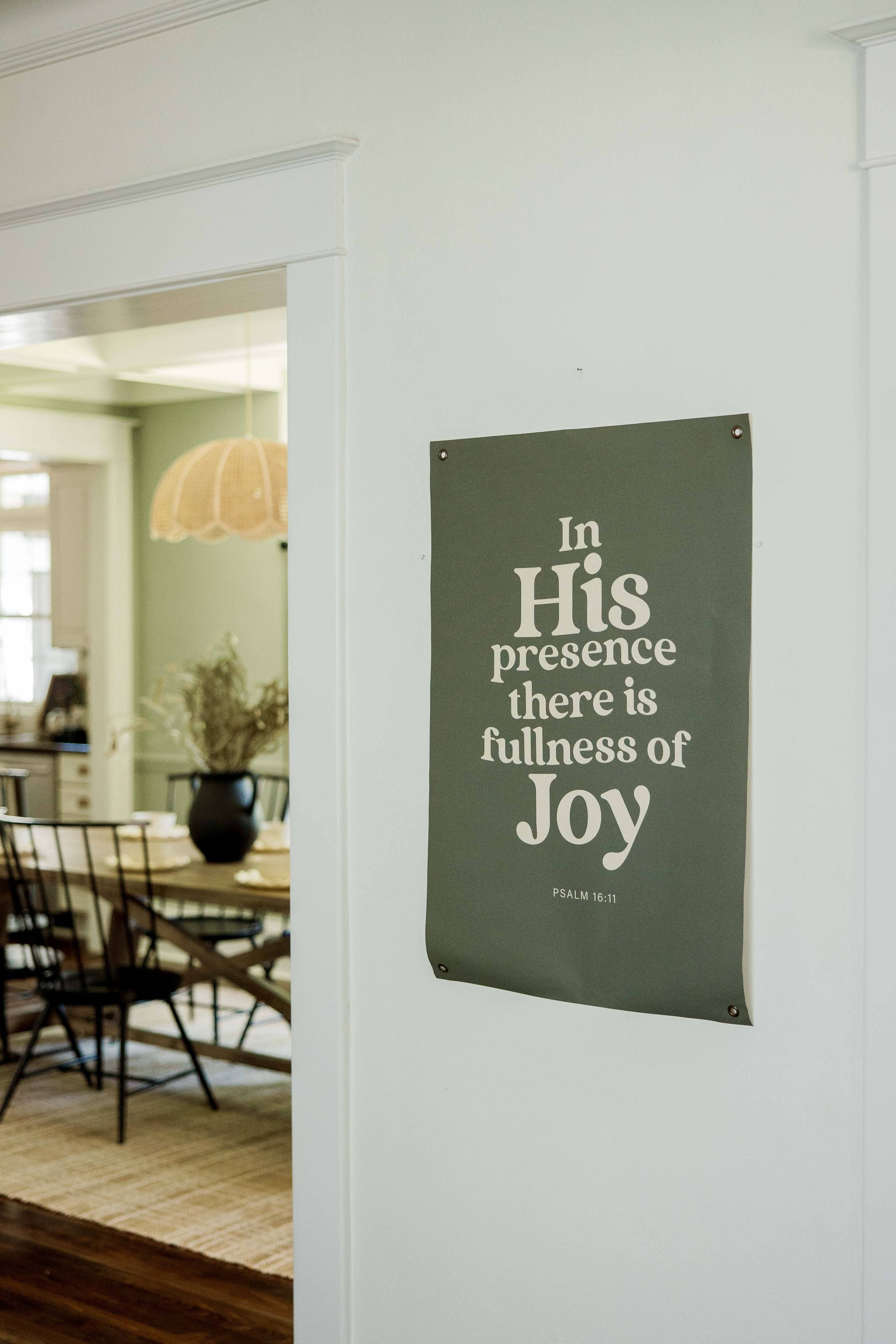 Joyfully Said - Wholesale Banner - In His Presence | Canvas Banner4