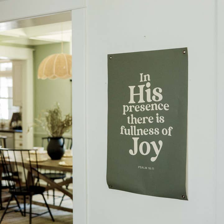 Joyfully Said - Wholesale Banner - In His Presence | Canvas Banner4