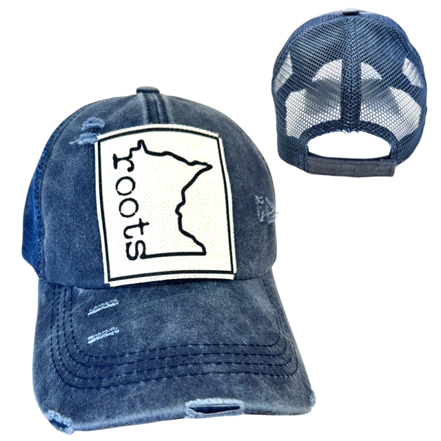 dkhandmade - Wholesale Trucker Hat - Unisex - MINNESOTA ROOTS | UNISEX HAT | DISTRESSED5