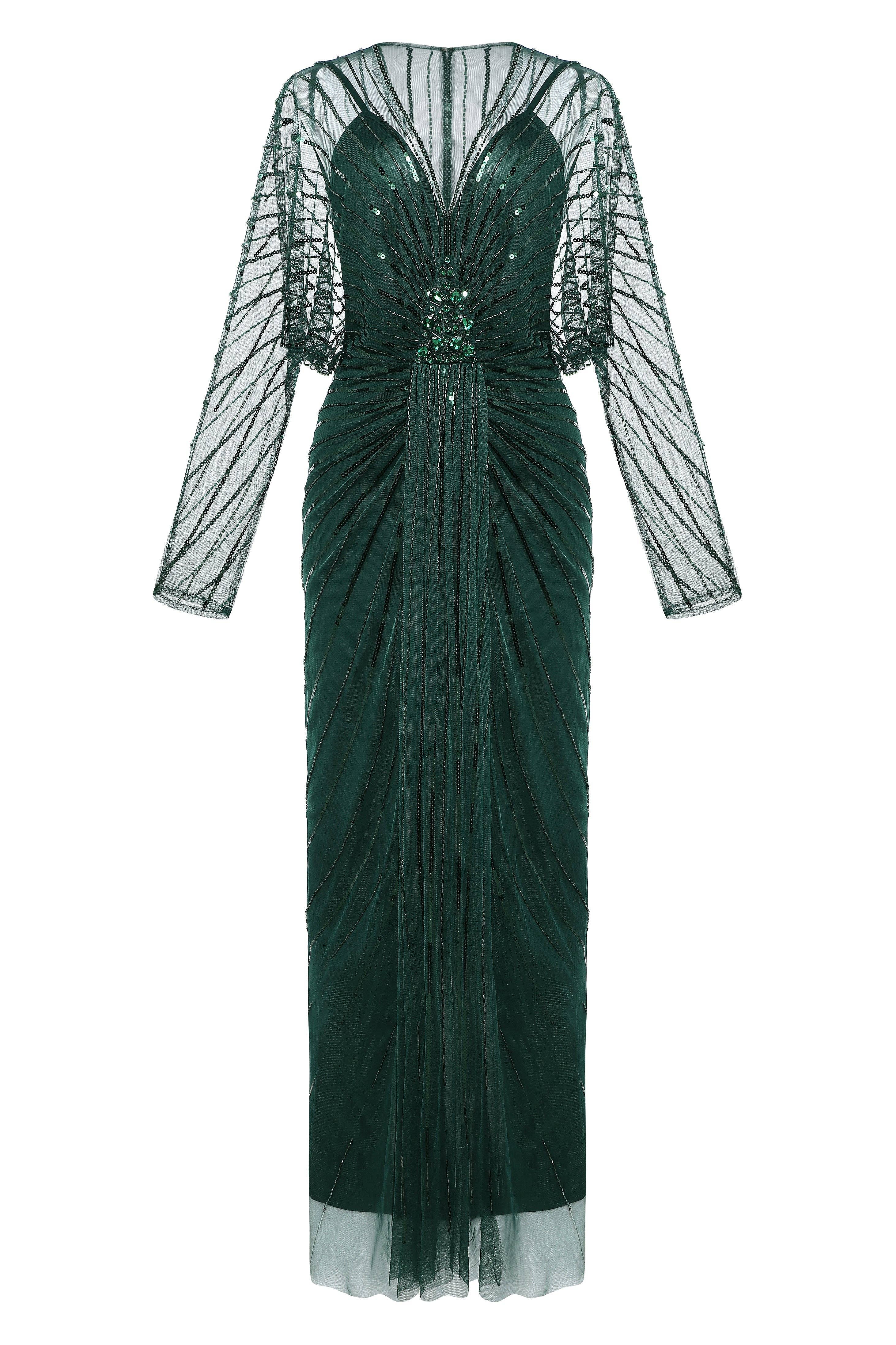 BABEYOND - Vente Robe de soirée – femme - Robe de soirée grande taille Zouzou ornée de cristaux9