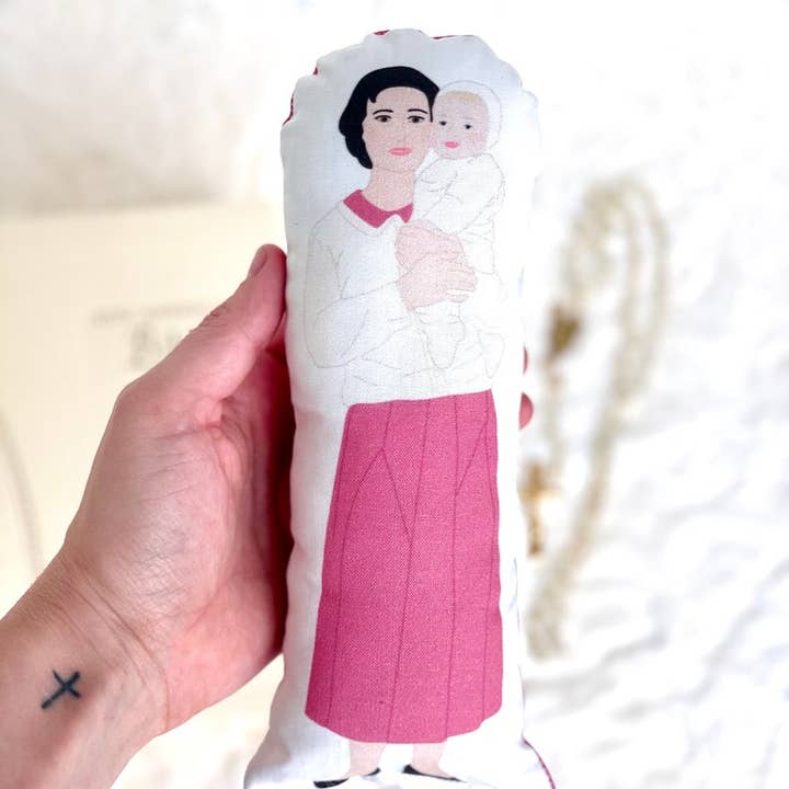 Sketch + Sentiment – wholesale Doll – Kids – Saint Gianna Beretta Molla Plush Catholic Prayer Doll