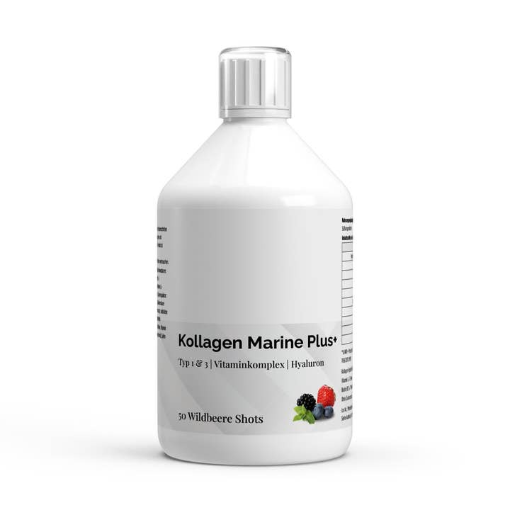 Collagène Marin Plus (1500 DA) + 50 doses - Fruits des bois - 500 ml pour la vente par Lojahub.shop