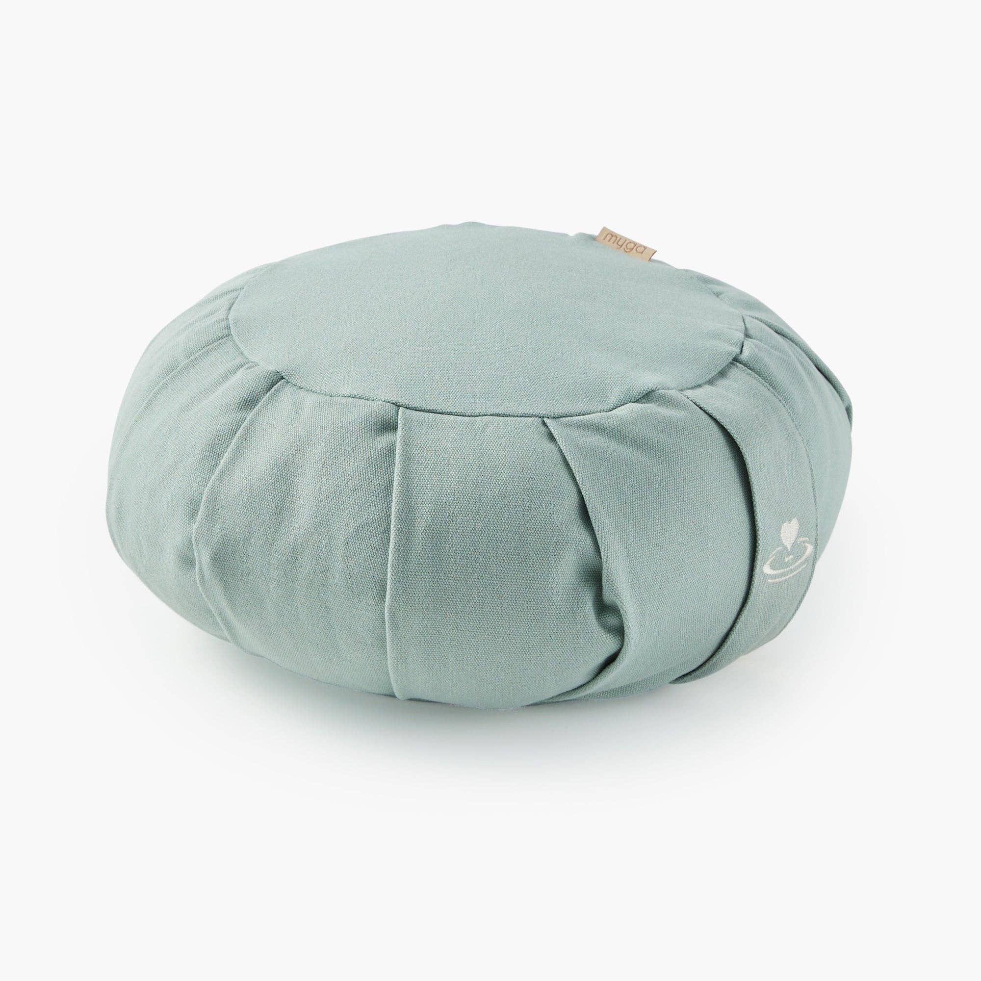 Myga Europe - Vente Accessoire de méditation - Zafu Yoga - Coussin de méditation - Pétrole