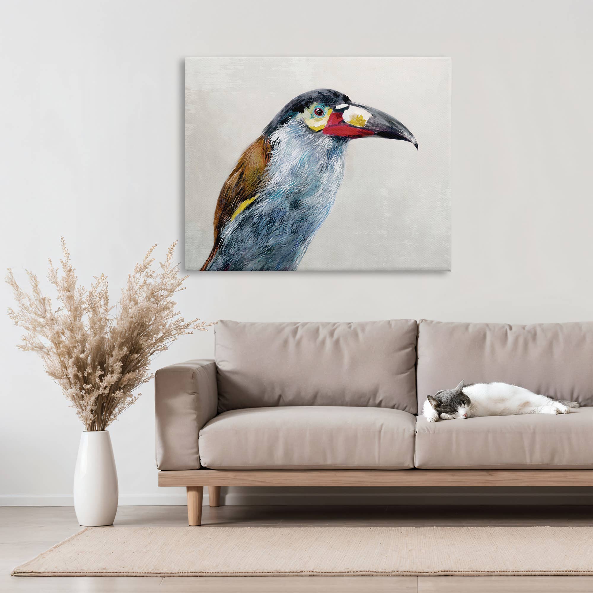 Stupell Industries – wholesale Wall sign – Black Billed Mountain Toucan - Unframed Wall Art9