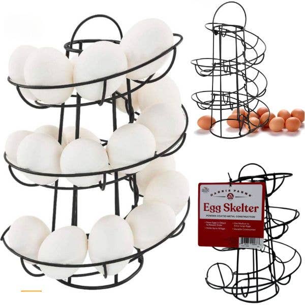 St. Louis Wholesale LLC - Wholesale Egg Cup/Holder - Harris Farms - CTR- Powder Coated Metal Egg Skelter