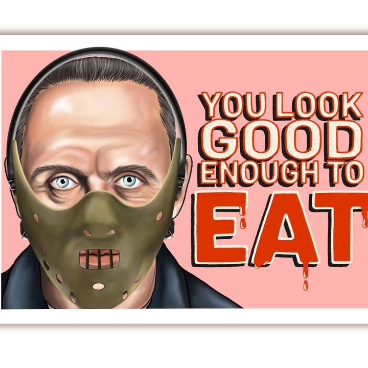 Silence Of The Lambs | Hannibal Lector|Valentine’s Day Card for wholesale by GoochDoods