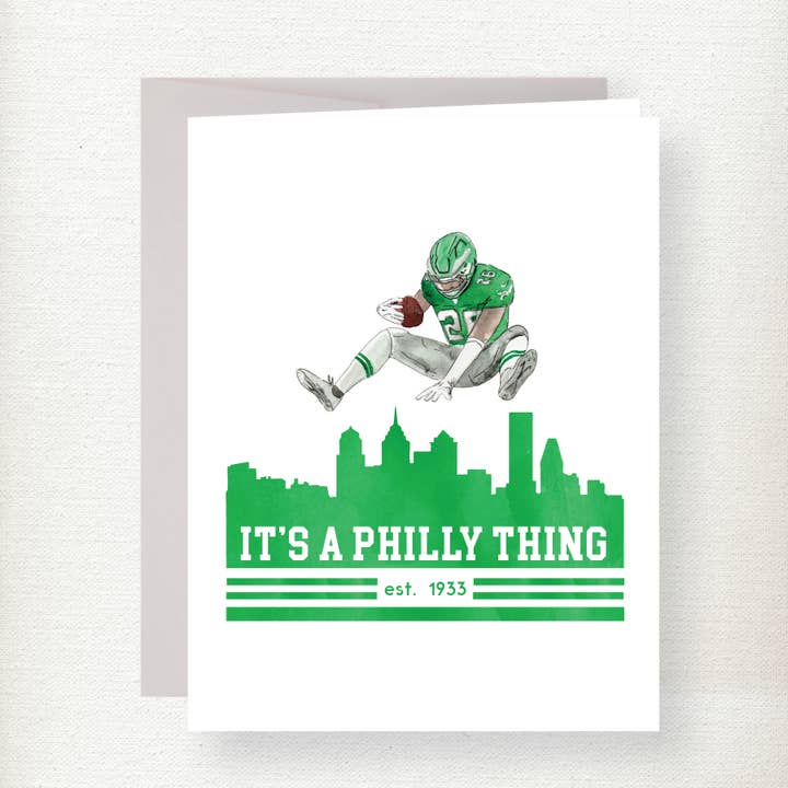 Philadelphia Eagles It’s a Philly Thing Greeting Card for wholesale by Kramer Drive