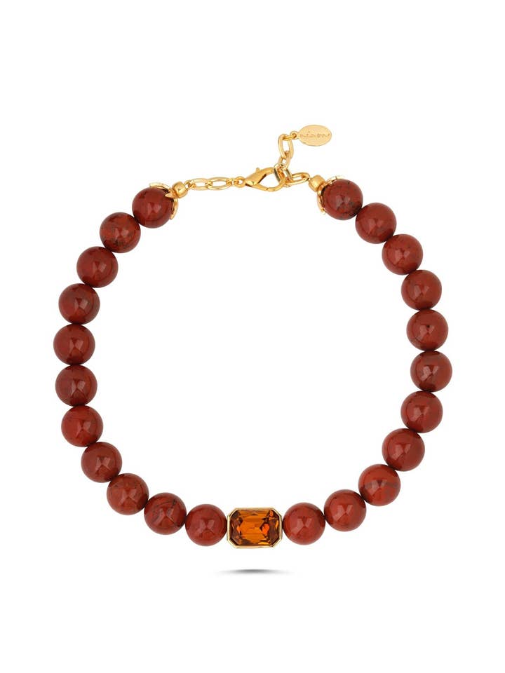 Collier en Agate et Cristal de Bodrum pour la vente par Ninon