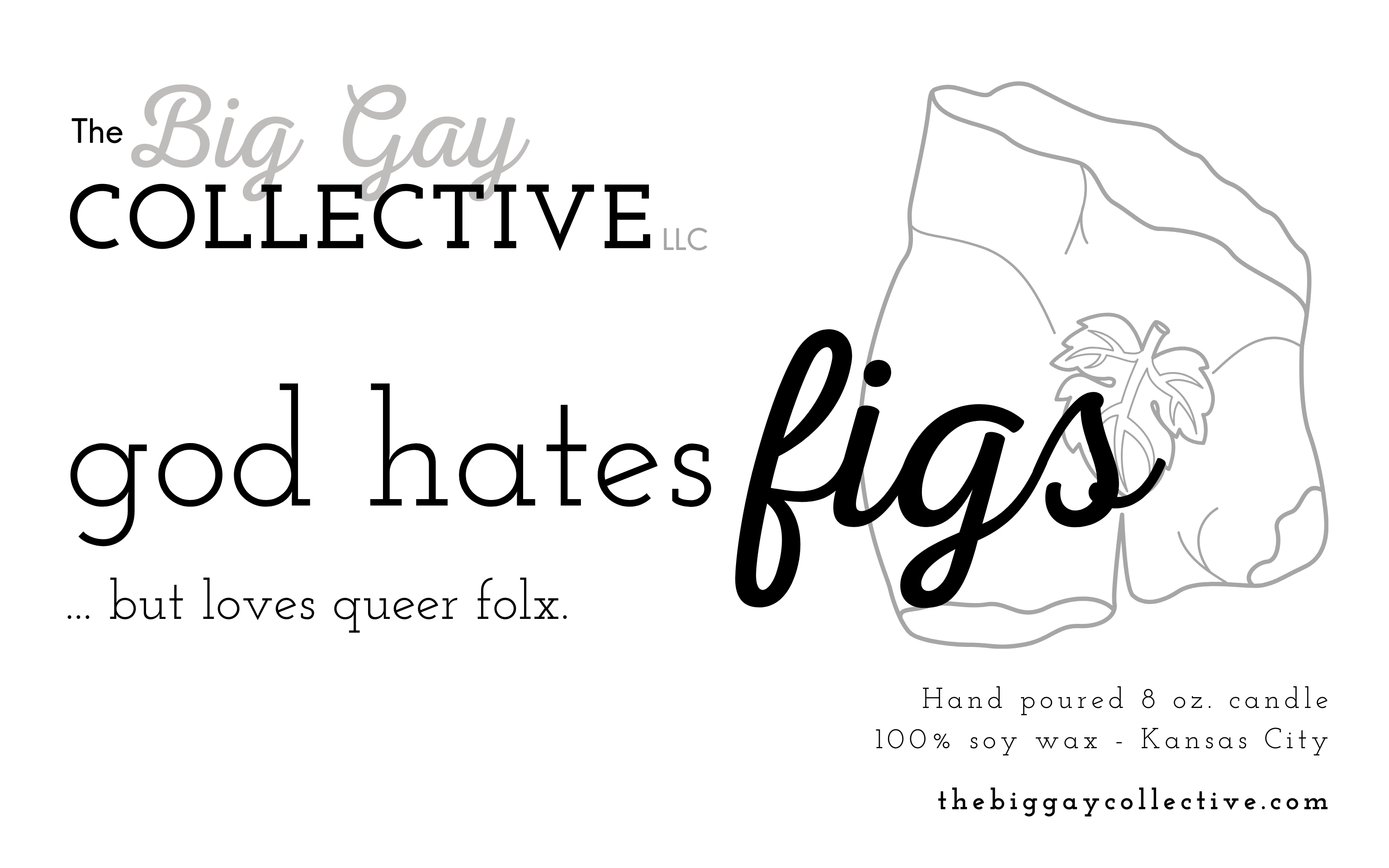 The Big Gay Collective LLC - Wholesale Jar/Filled Candle - God Hates Figs4