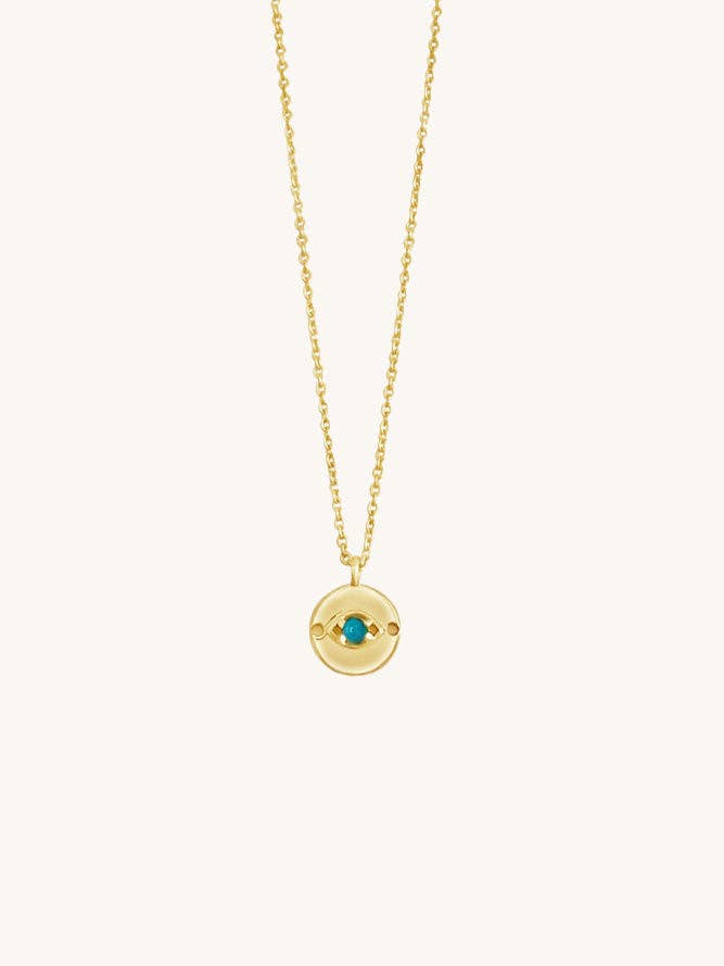 Evil Eye Necklace - Turquoise for wholesale by Sierra Winter Jewelry
