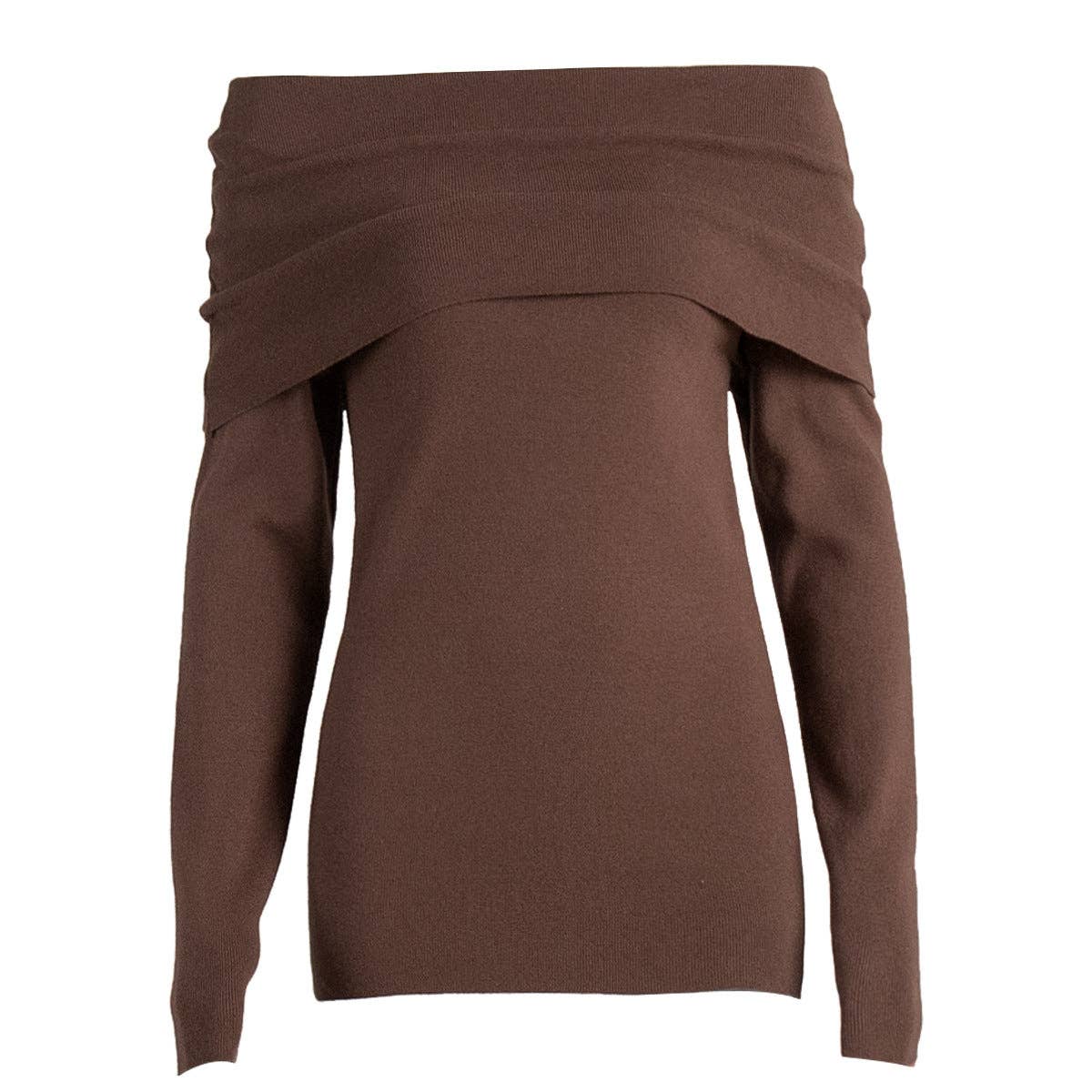 Marayn - Wholesale Knit Sweater - Women's - Chic OffShoulder Knit Sweater for FallWinter 202523