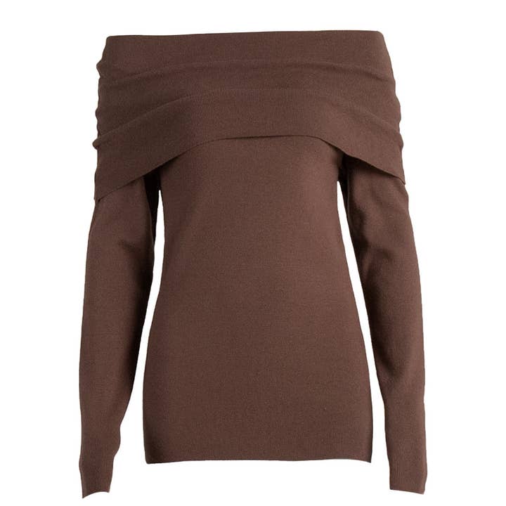 Marayn - Wholesale Knit Sweater - Women's - Chic OffShoulder Knit Sweater for FallWinter 202523