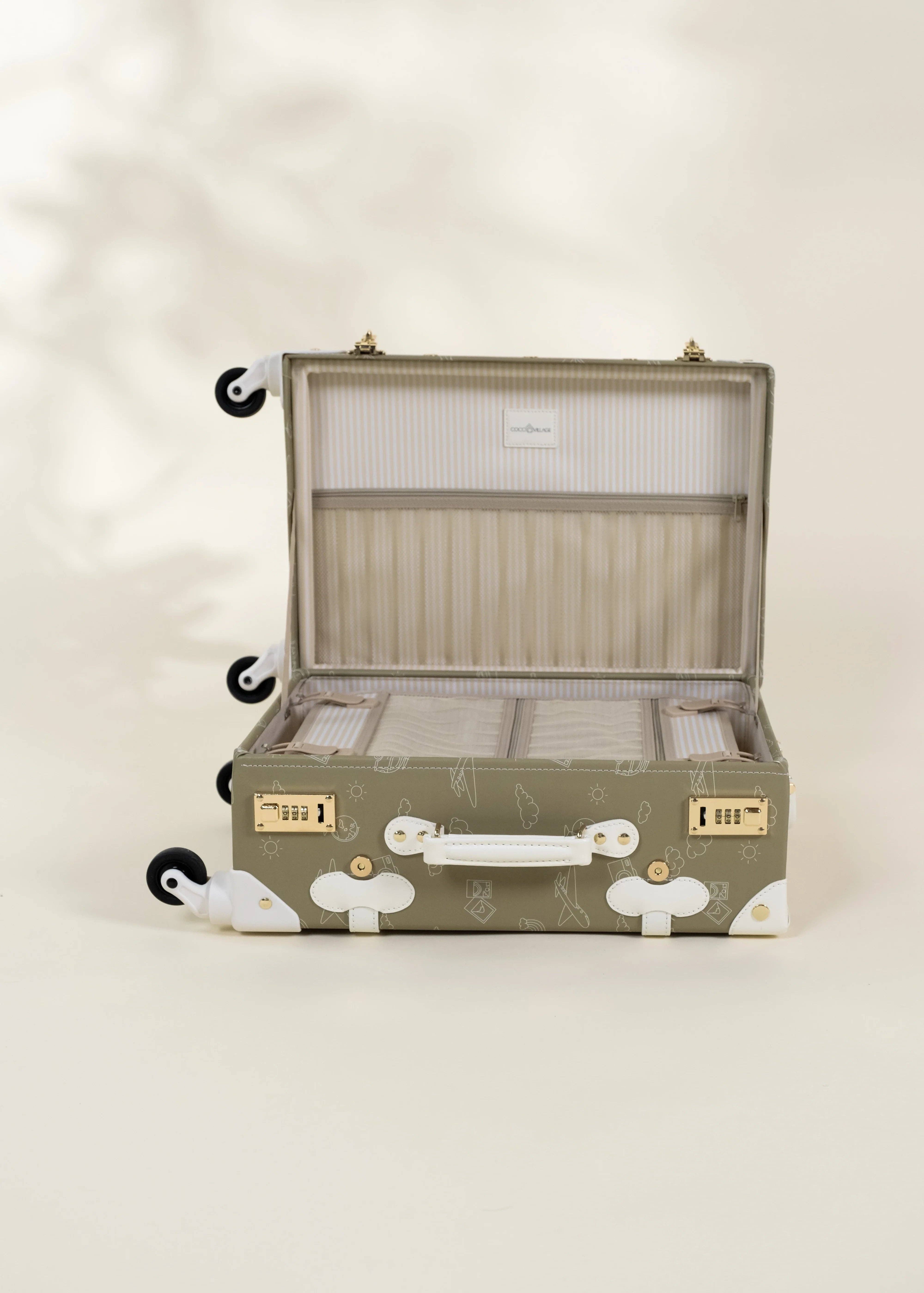 Coco Village – Bagagem - Crianças por atacado – Mala de Cabine em Pele Vegan - Viagem11