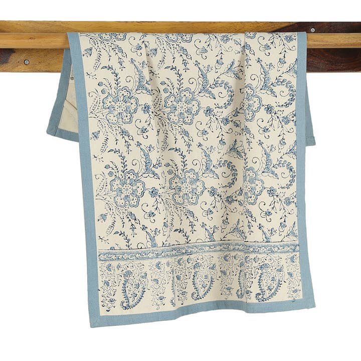 Cotton Kitchen Towel | Hand Block Printed | IVY RIVER for wholesale by Sustainable Threads