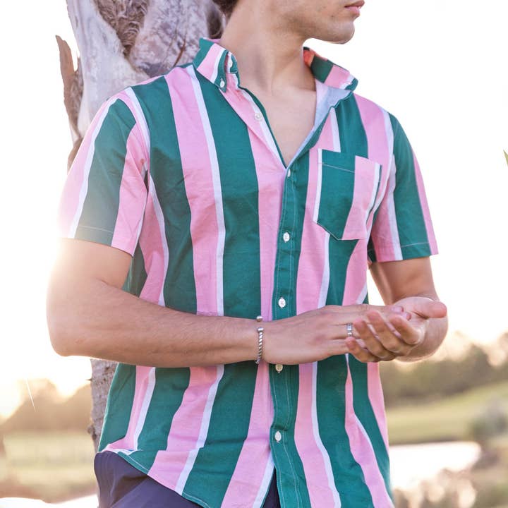 Retro Stripes - Cotton Stretch Shirt for wholesale by Bermies