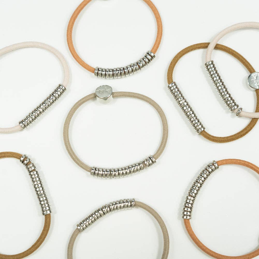 SAND SCHEIBEN SAND - MIX & MATCH / ARMBAND / HAARGUMMIS / FRÜHLING / SOMMER / 24 Stk. für den Großhandel auf Faire3