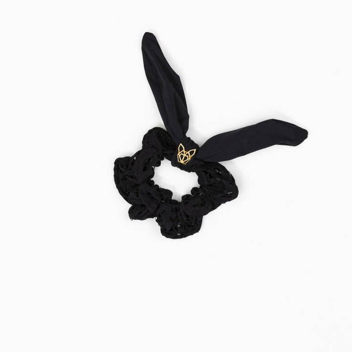 Girl's Mini Bachelorette Bunny Scrunchie for wholesale by Hunny Bunny Collection