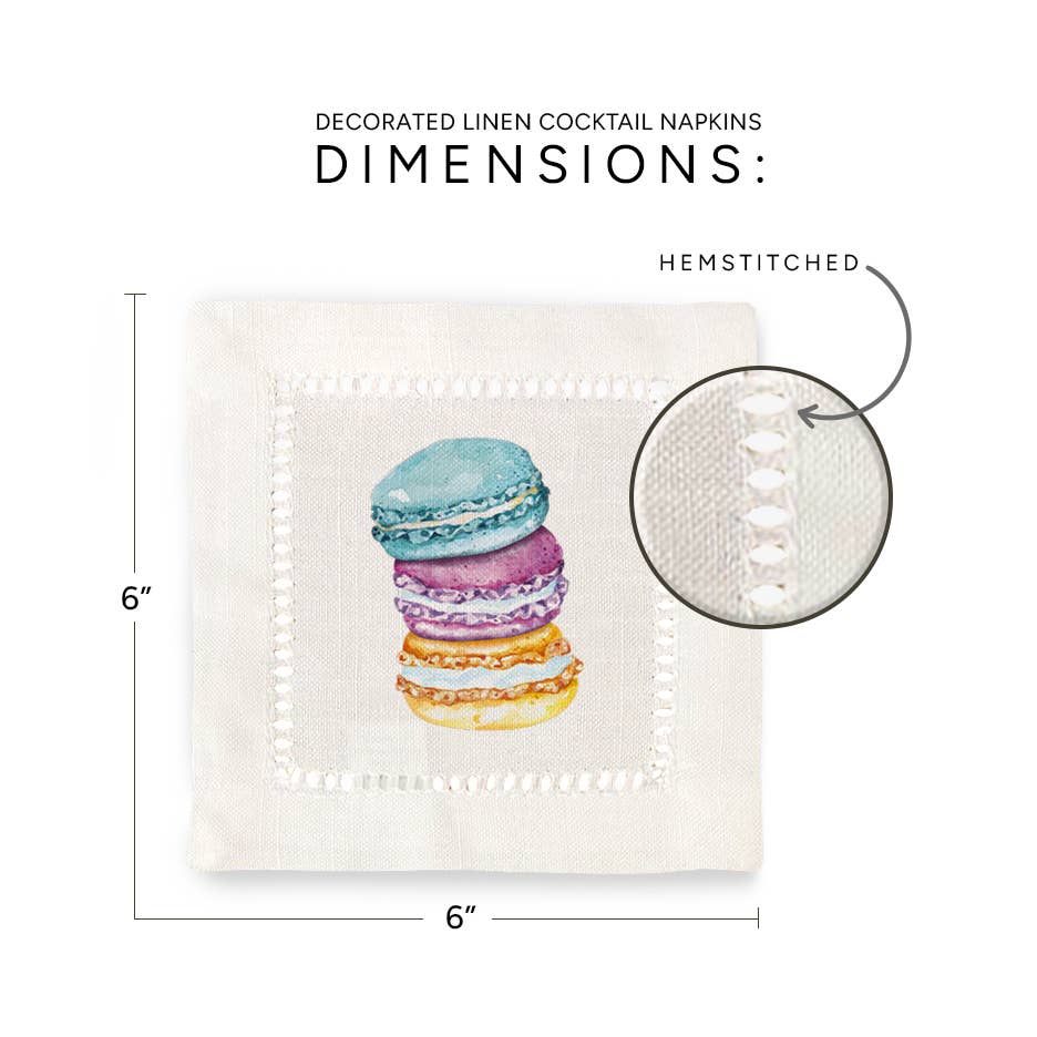 Jolitee – Großhandel Papier- & Stoffserviette – Hohlsaum-Servietten Macaron8
