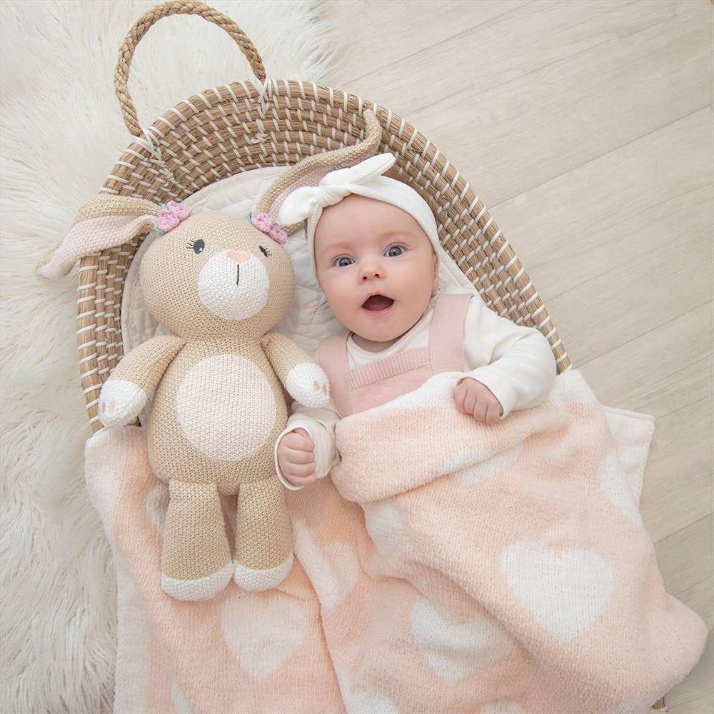 Living Textiles - Wholesale Stuffed/Plush Toy - Kids & Baby - Amelia the Bunny Knitted Toy3
