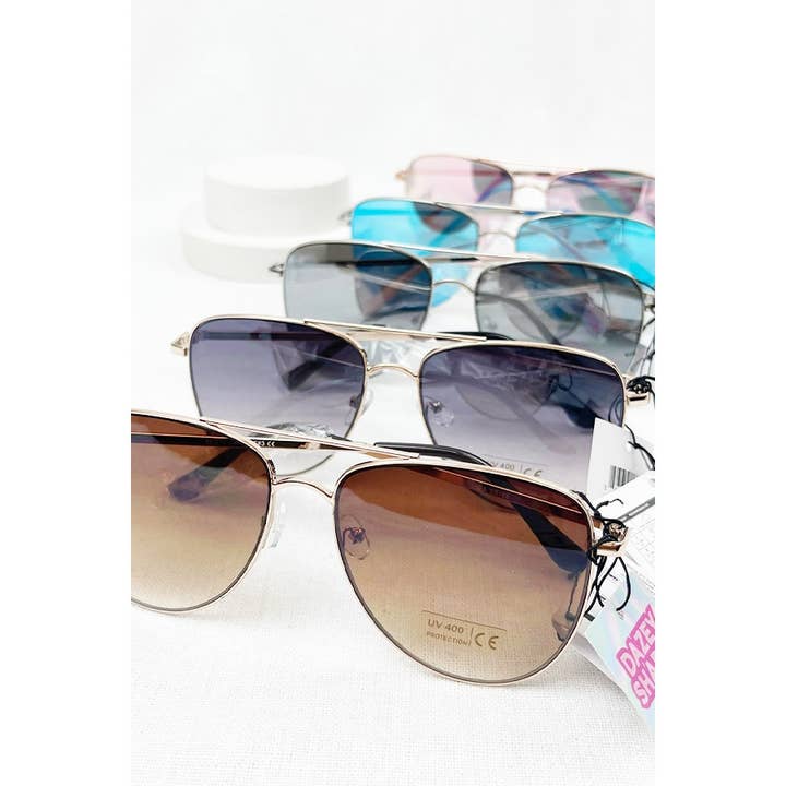 MIX COLOR Fashion Aviator Sunglasses for wholesale on Faire1