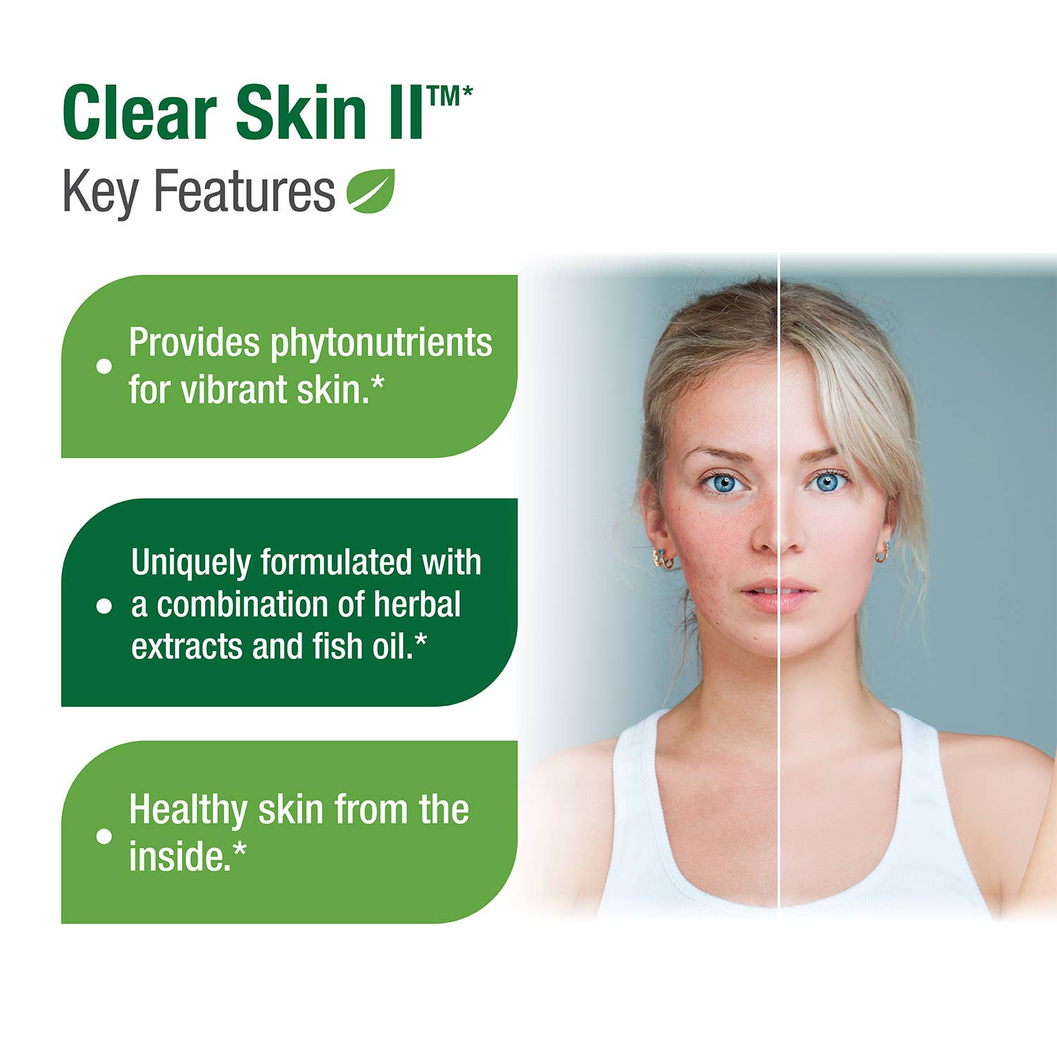 Bell Lifestyle Products Inc. - Wholesale Oral Supplement/Vitamin - Clear Skin II™ – Supports Healthy, Radiant Skin from Within2