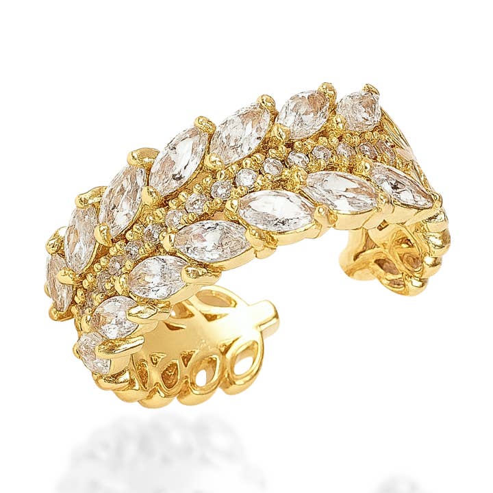 Él es el Anillo de Vid en Oro y Plata para venta al por mayor de AMADI Jewelry