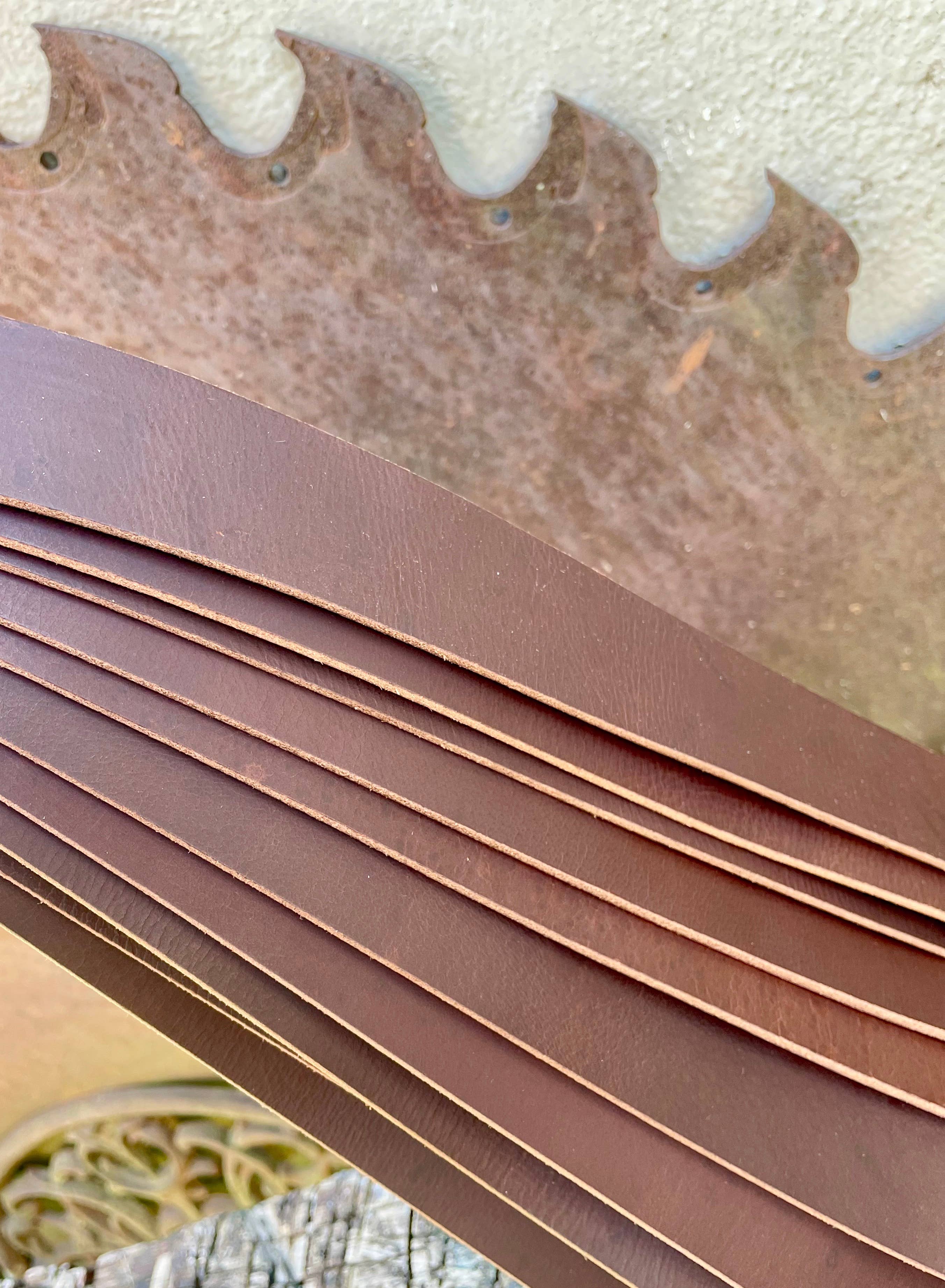 Brown leather belt strap - matte, texture, for belt buckle for wholesale on Faire2