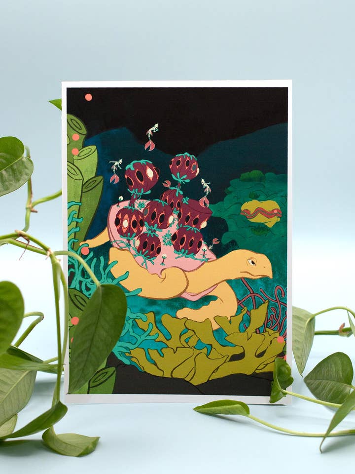 Sea Turtle City Prints for wholesale by Whimsy Lantern