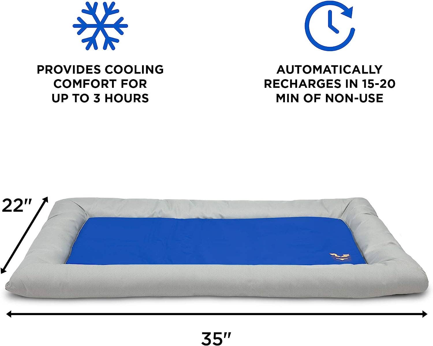 Arf Pets - Vente Panier – chien - Tapis rafraîchissant pour chien, lit auto-refroidissant pour animaux de compagnie - Cold Pad1