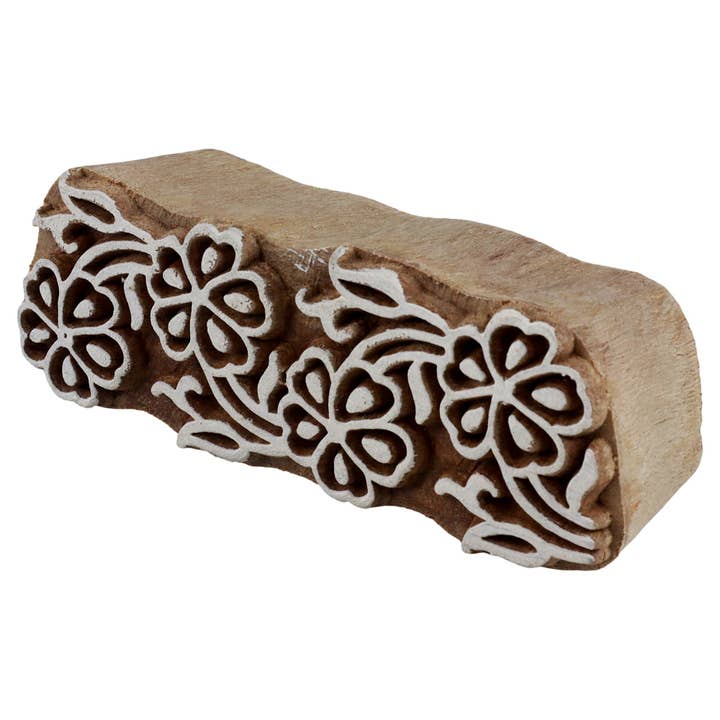 Tribal Trade GmbH – Engroshandel Gummistempel/pyntestempel – Stempel trækant 7,5 cm model 07 kant træstempel1