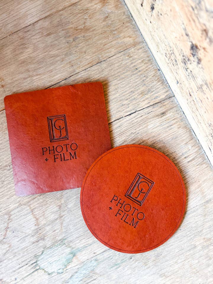 Custom Logo/Design Coaster for wholesale by Left Grain