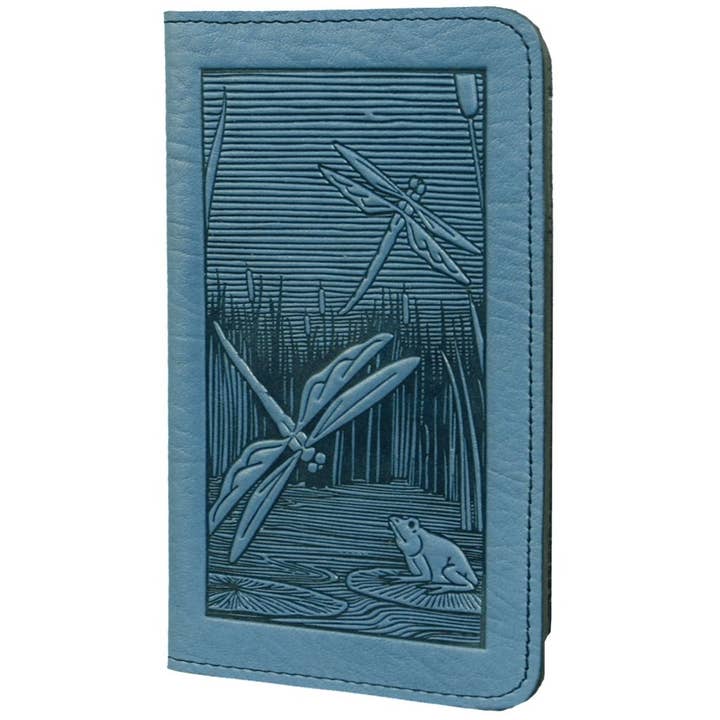 Funda para chequera | Dragonfly Pond para venta al por mayor de Oberon Design