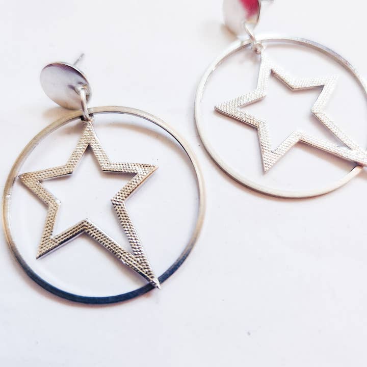 Ziggy Stardust Earrings for wholesale by PNDLTN + CO