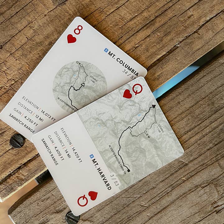 Pine + Ember – Cartas de jogar por atacado – Cartas de jogar Colorado 14ers7