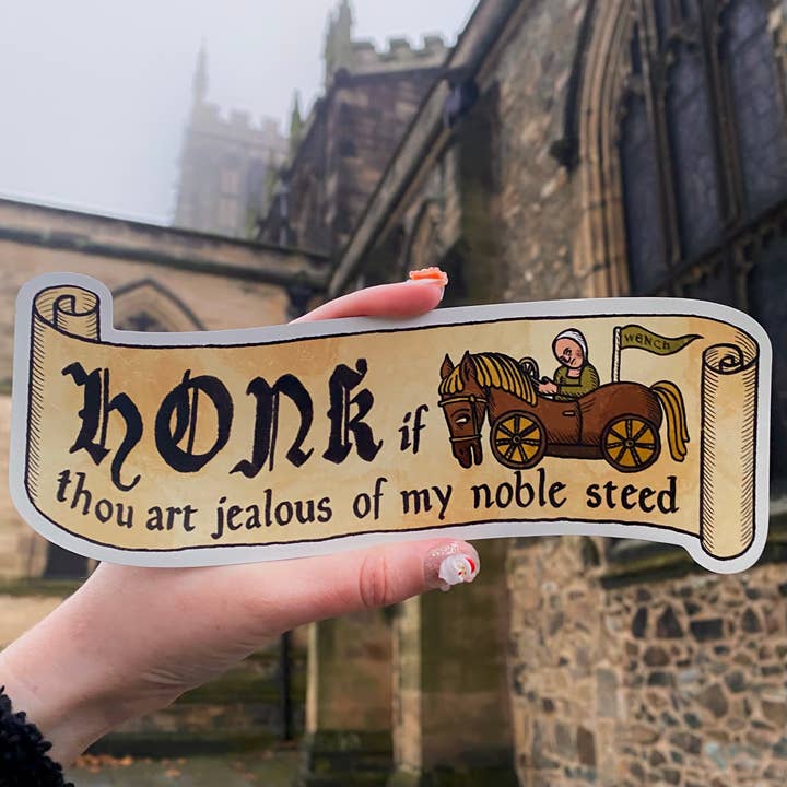 Clarice Tudor - Wholesale Magnet - Medieval Magnetic Bumper Sticker