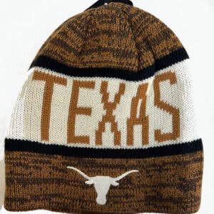Texas Longhorns Stripe Knit Hat for wholesale by Turnovers Inc