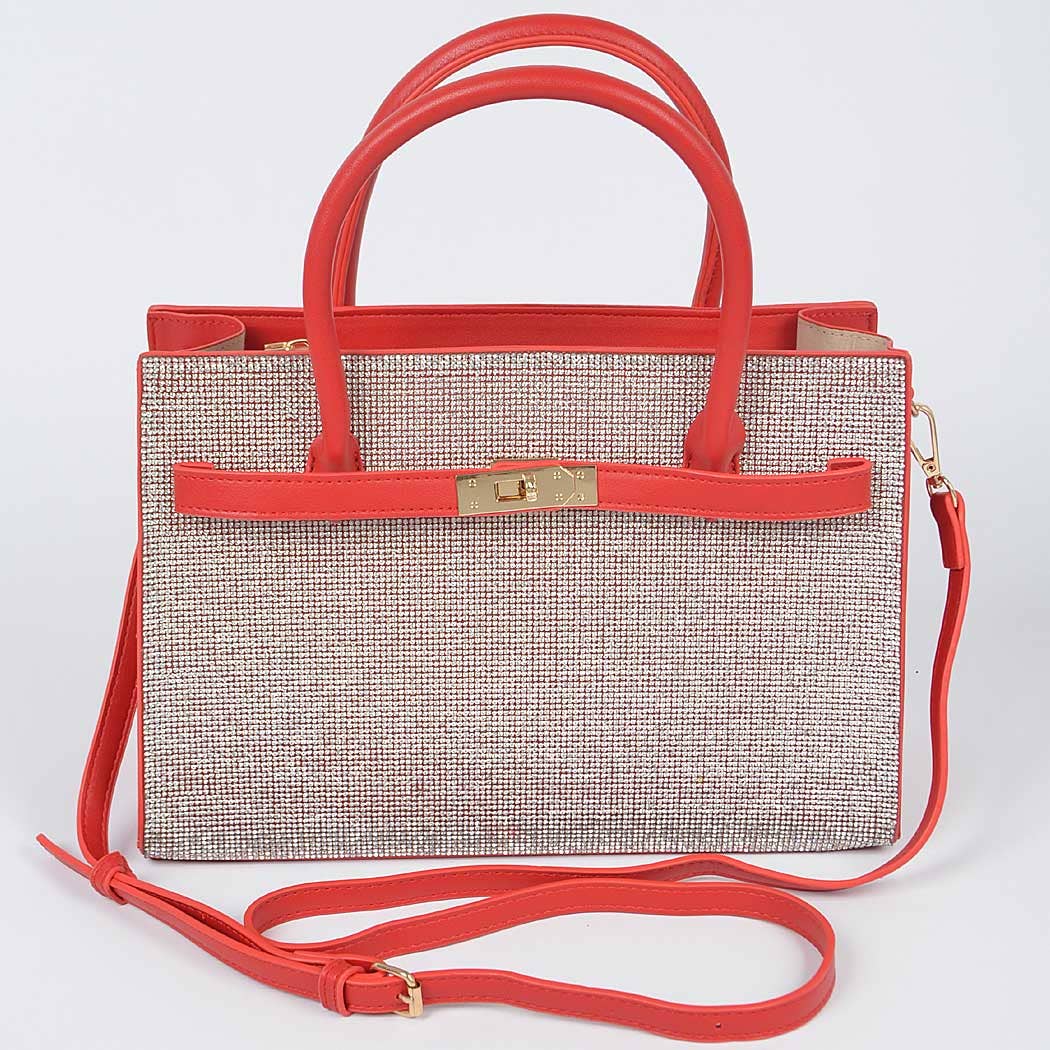 3AM BY H&D ACCESSORIES - Wholesale Top Handle Bag - Women's - Rhinestone Top Handle Satchel Bag2