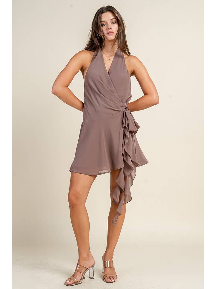 PRIVY - Wholesale Dress - Women's - BD13069E_DROP WAIST WRAP HALTER DRESS3