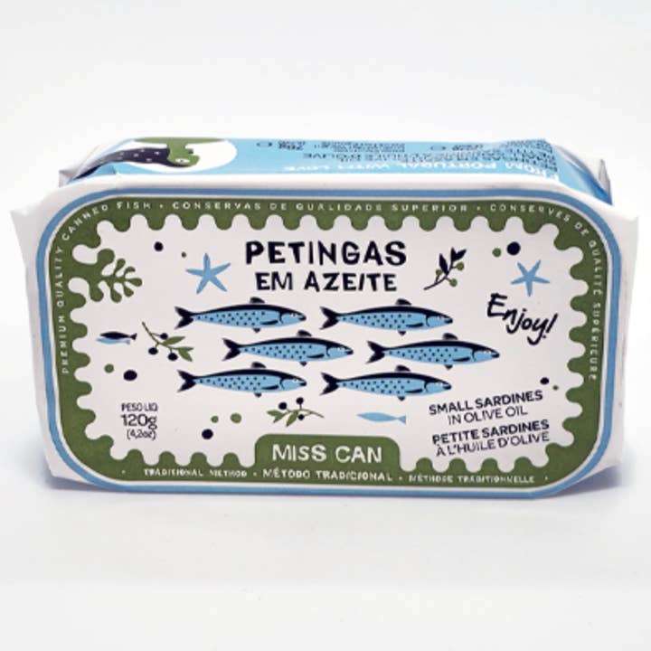 Small Sardines In Olive Oil  for wholesale by Miss Can