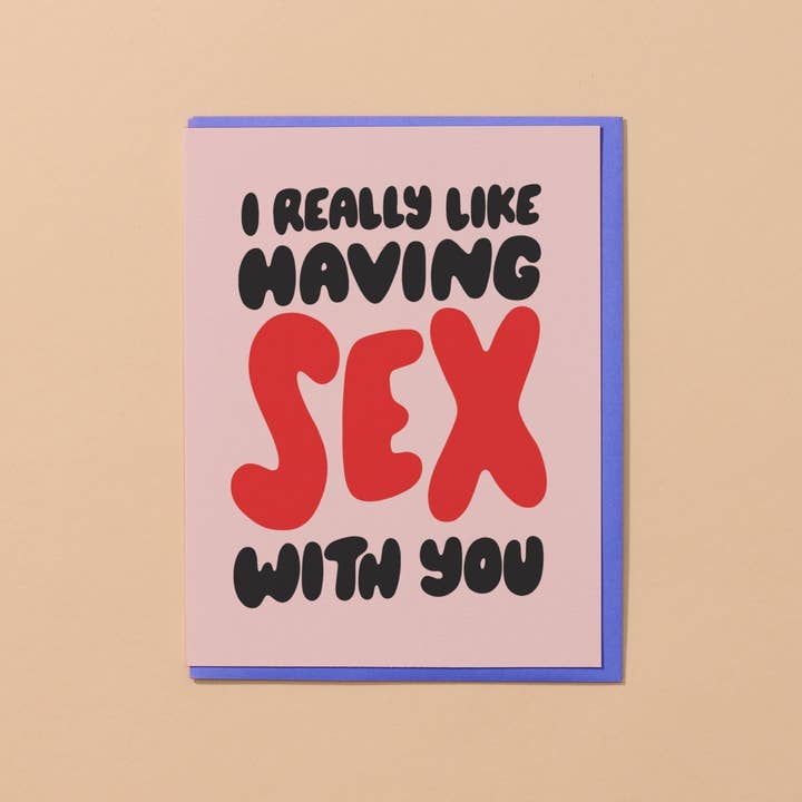 And Here We Are - Wholesale Love Card - Having Sex With You - Sexy Card - Love, Anniversary,