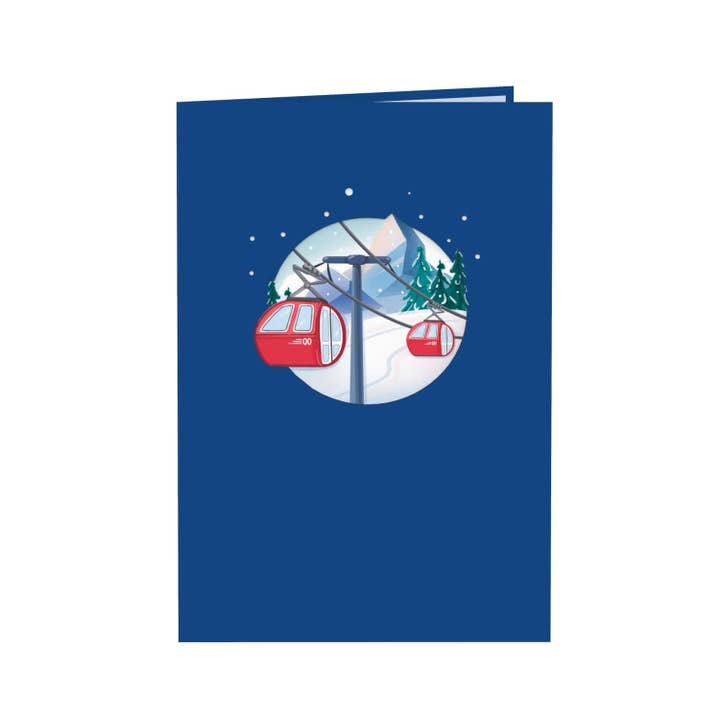 papercrush - Wholesale Everyday Greeting Card - Skigondel pop-up card4