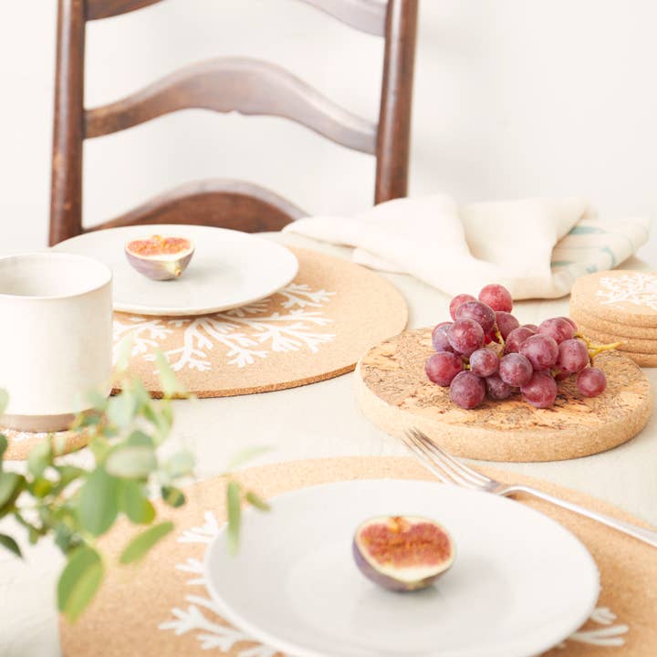 LIGA - Vendita all'ingrosso Sottobicchiere - Sottobicchiere in Sughero Ecologico – Corallo | Articoli per la Casa Sostenibili & Regali4