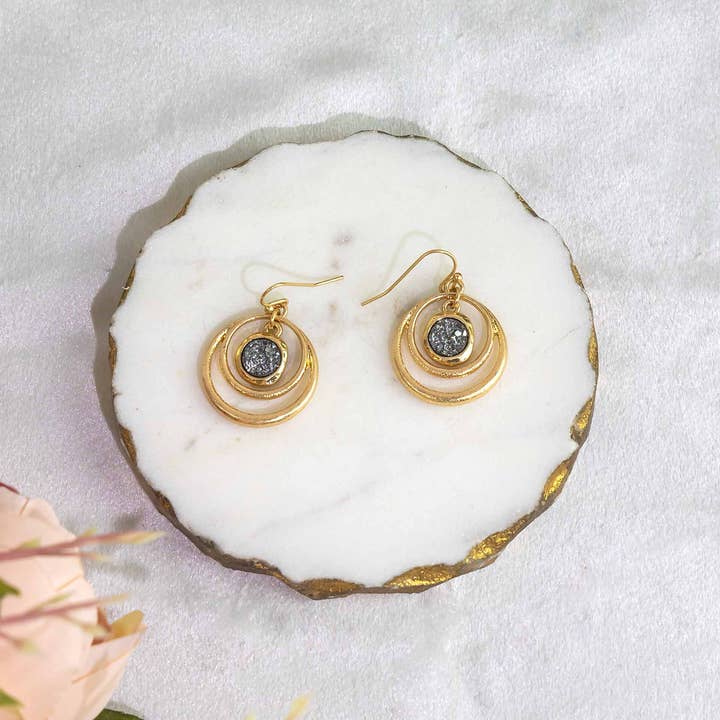 caroldauplaisejewelry - Wholesale Dangle Earrings - Dauplaise Jewelry - Celestial Eclipse Drops1