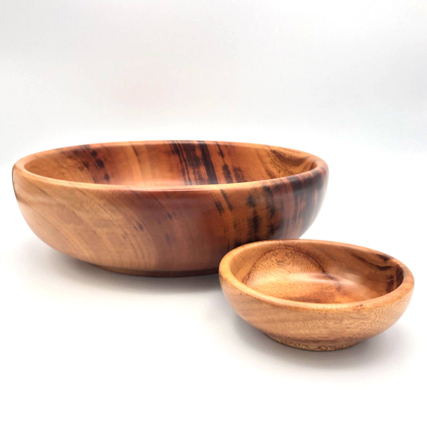 Women of the Cloud Forest – wholesale Dippskål – Tropiska lövträ Chip & Dip servering Set2