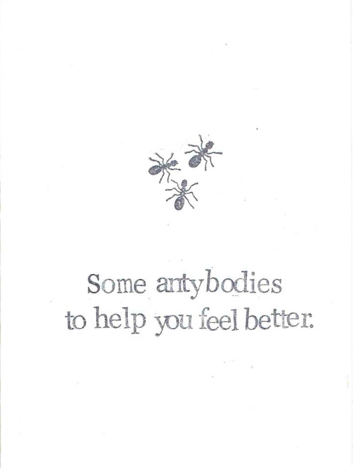 Some Antybodies Funny Get Well Soon Card | Weird Science Humour Rerdy Pun pour la vente par BlueSpecsStudio