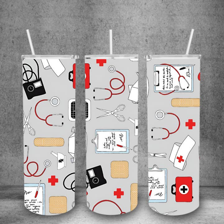 Wicked Flower Creations - Vendita all'ingrosso Bicchiere/tazza termica - Bicchiere per forniture infermieristiche0