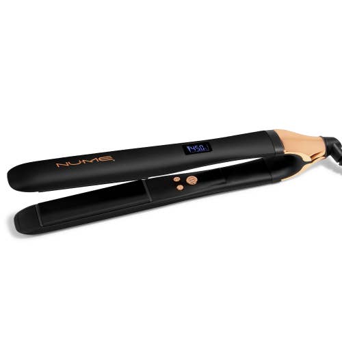 Black Vanguard Flat Iron – 1” Tourmaline Hair Straightener for wholesale on Faire5