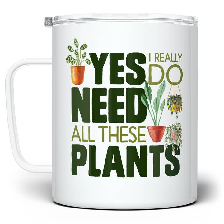 Plant Lover Insulated Mug, Houseplant Gardening Gifts for wholesale by Loftipop