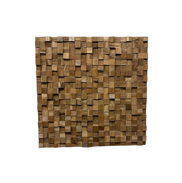 Asia West - Wholesale Gallery Wall Set - Geometric Wood Wall Art Panel- (16" x 16")13